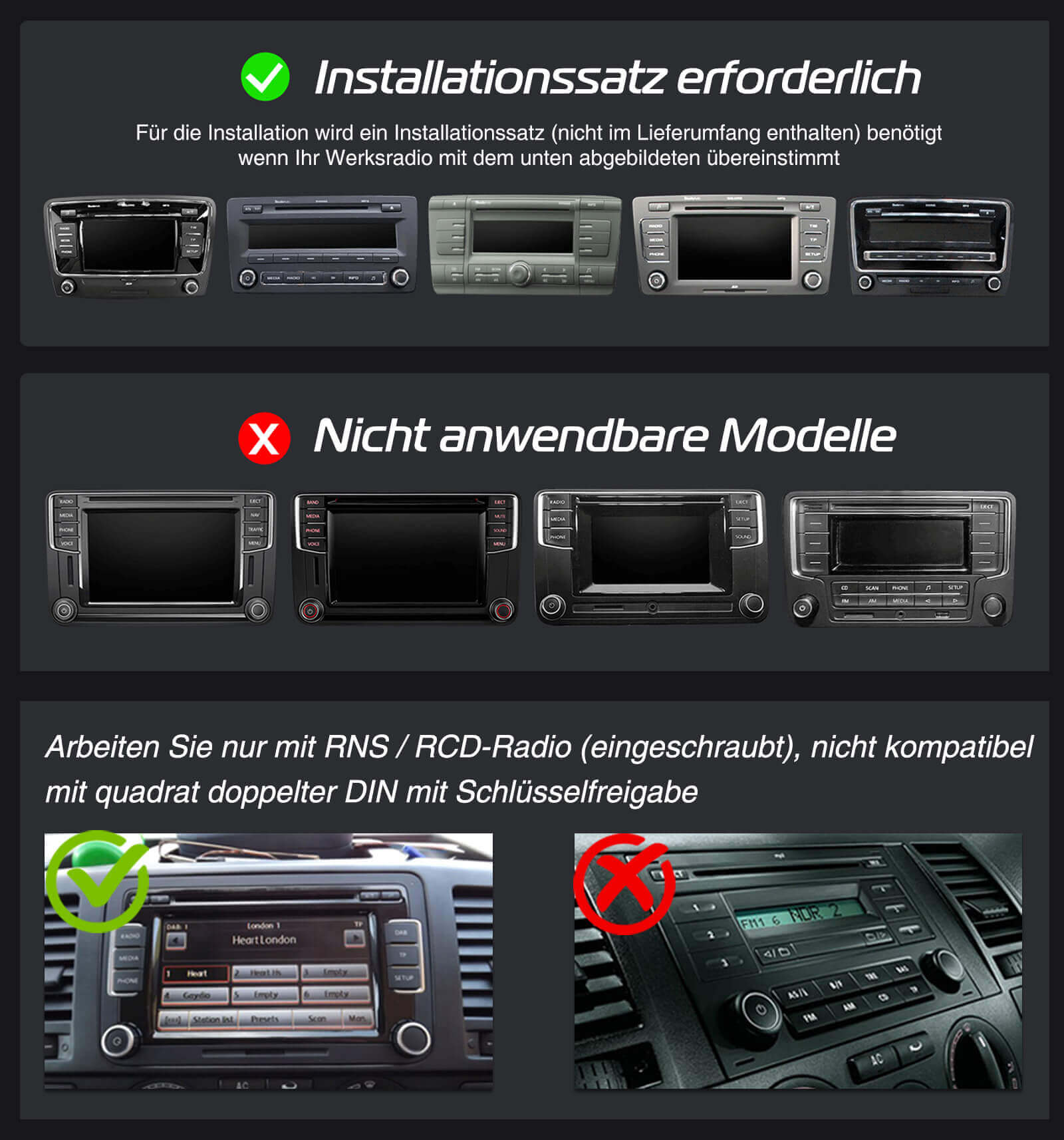ESSGOO MP5 AR7002 | Android 15, 7-inch IPS Touchscreen - For Volkswagen Golf5 6 Passat Polo, Bluetooth 4.1, Apple CarPlay & Android Auto