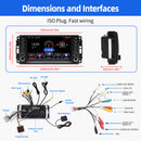 ESSGOO AR7001 | MP5 Android14, 7-inch IPS Touchscreen - For Chevrolet, Chrysler, Jeep, Dodge, Bluetooth 4.1 Apple CarPlay & Android Auto FM RDS-5