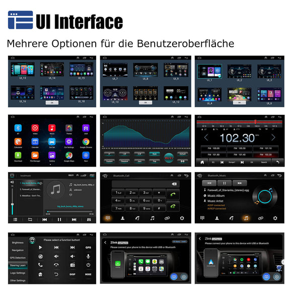 ESSGOO | Car Stereo For 2011-2014 Mercedes-Benz, Wireless Carplay&Android Auto With Steering Wheel Controls