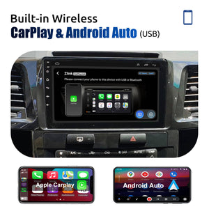 ESSGOO | Bluetooth Car Stereo For 05-14 Toyota Hilux, Wireless Carplay&Android Auto With Steering Wheel Controls