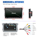 ESSGOO AR9002 | MP5 Android14, 9-inch IPS Touchscreen - For Volkswagen, Bluetooth 4.1 Apple CarPlay & Android Auto, FM/RDS-5