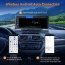 E42 8.1" Portable Wireless CarPlay & Android Auto, 4K Dual Cameras, Siri Assistant, FM, Applicable To Most Models-6