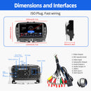 ESSGOO AR7001 MP5 | Android 14 7-inch IPS Touchscreen - For Fiat 500 2016-2019, Bluetooth 5.0, Wireless Apple CarPlay & Wireless Android Auto, FM RDS-5