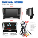 ESSGOO AR7001 MP5 | Android 14 7-inch IPS Touchscreen - For Audi AUDI TT MK2 (2006-2014), Bluetooth 5.4, Apple CarPlay & Android Auto, FM RDS-5