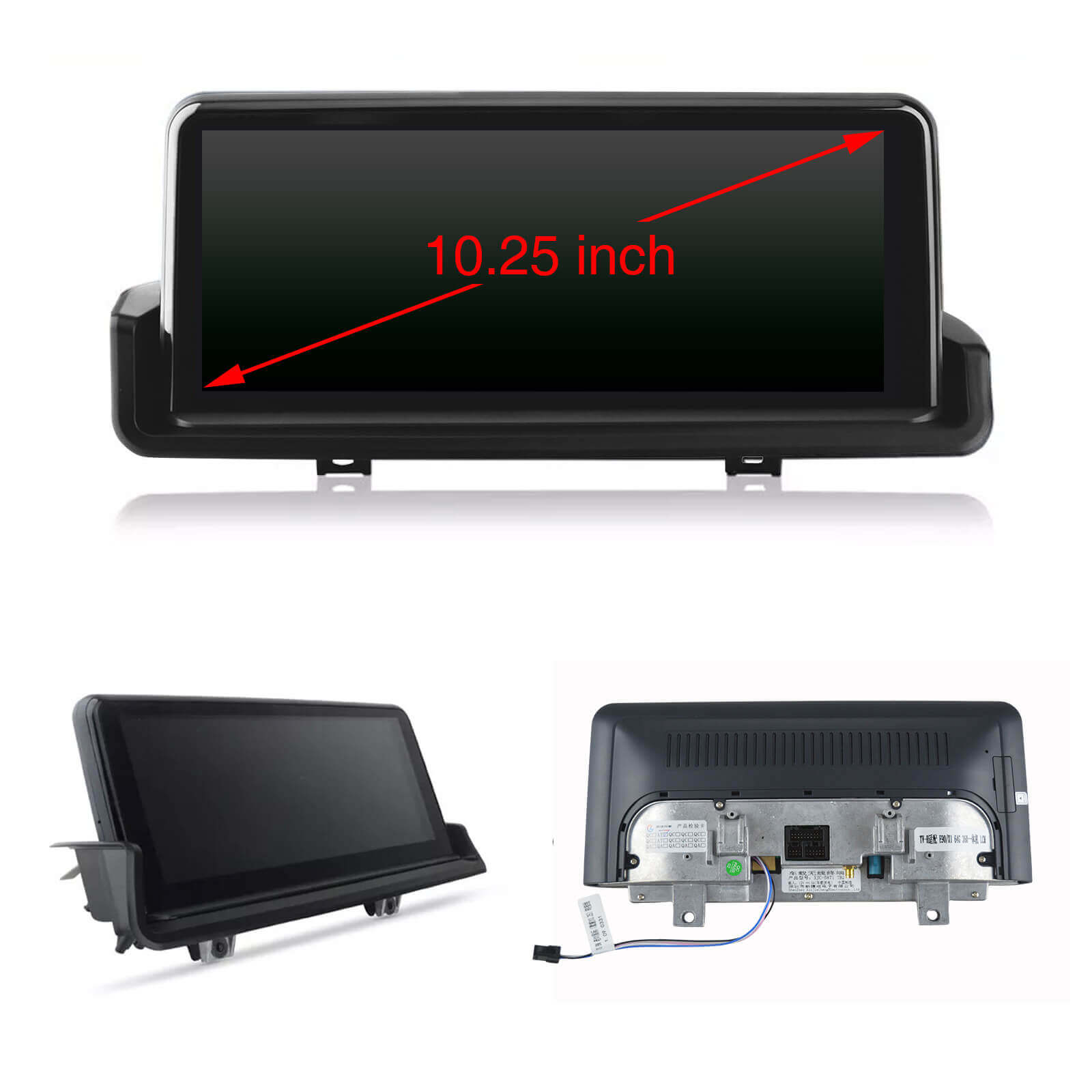 ESSGOO LZ0001 | Single system 10.25-inch IPS Touchscreen - For BMW 3er E90 E91 (2006-2011), Bluetooth 5.2, Apple CarPlay & Android Auto
