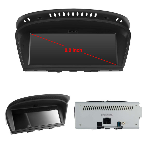 ESSGOO LZ0001 | Android 14 ccc Dual System, 8.8-inch IPS Touchscreen - For BMW 3er E60 E90, Bluetooth 5.0, Apple CarPlay & Android Auto, FM RDS