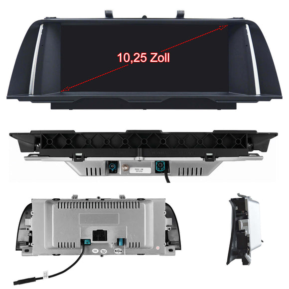 ESSGOO LZ0001 | Original & Android Dual System, 10.25 Inch IPS Touchscreen - For BMW F10, Bluetooth 5.0, Apple CarPlay & Android Auto, FM RDS