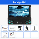 ESSGOO FR7003 MP5 | Android 14 7-inch HD Touchscreen - Single DIN Flip Out Screen, Bluetooth 5.1, Wireless Apple CarPlay & Wireless Android Auto, FM RDS-6