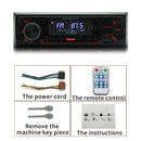 ESSGOO 720S | Single Din Car Stereo Colorful Backlight MP3 Player FM Audio Radio Bluetooth USB AUX-6