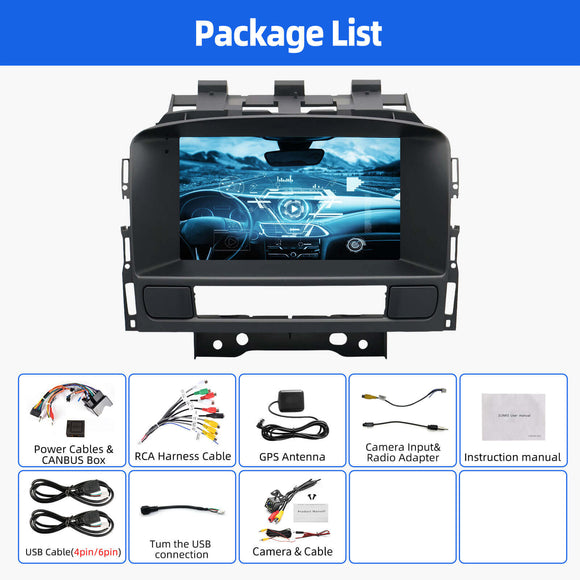 ESSGOO AR7001 | 7 inch HD IPS Display - Applicable to Buick Excelle/Opel Astra J-2010-2014, MP5 Bluetooth 4.1 Wireless CarPlay & Android Auto, FM