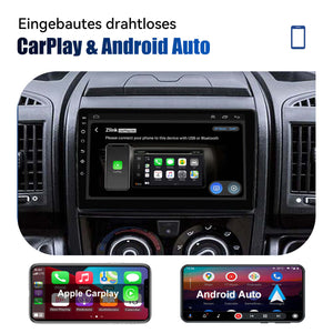 ESSGOO | Car Stereo For 2006-2016 Fiat Ducato, Wireless Carplay&Android Auto With Steering Wheel Controls