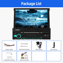 ESSGOO MP5 FR7002 | Android14, General 7 Inch Single DIN Flip Out Screen, Bluetooth 4.1, Apple CarPlay & Android Auto, FM RDS-6