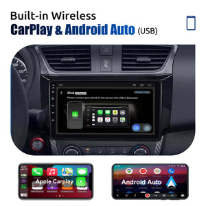 ESSGOO | Car Stereo For 2012-2017 Nissan Sylphy, Wireless Carplay&Android Auto With Steering Wheel Controls