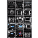 ESSGOO AR7001 | MP5 Android14, 7-inch IPS Touchscreen - For Chevrolet, Chrysler, Jeep, Dodge, Bluetooth 4.1 Apple CarPlay & Android Auto FM RDS-7