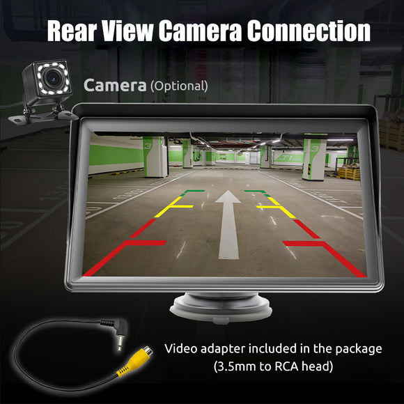 7-inch Touchscreen Wireless Apple CarPlay & Android Auto Portable Car Stereo, Bluetooth Hands-Free Calling/Siri/FM/AUX/Airplay/Mirror Link