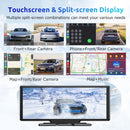 9" Wireless Apple CarPlay & Android Auto Car Stereo with 2K Dash Cam and 1080P Backup Camera-9