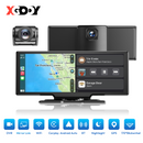 H30 10.26" Portable Wireless CarPlay & Android Auto Dash Cam, 4K Front Camera, GPS Module, FM, Fit All Vehicles-2