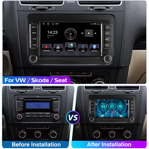 MP5 AR7002 | Android 16 7-inch HD Touchscreen - For Volkswagen Golf 5, 6, Passat, Polo