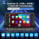 MP5 AR7002-7021D | Android 16 7-inch HD Touchscreen - For Volkswagen Golf 5, 6, Passat, Polo-1