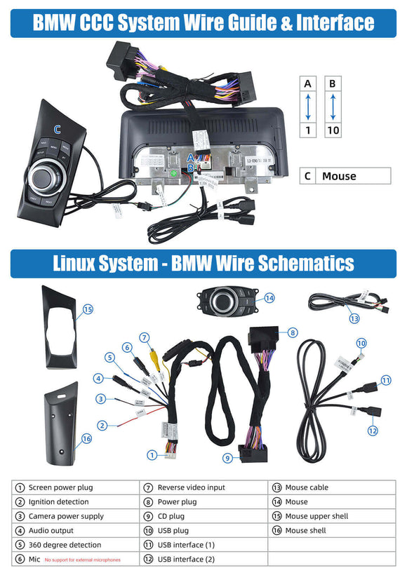 ESSGOO LZ0001 | Linux System, 10.25-inch IPS Touchscreen - For BMW 1 Series E81 E82 E87 E88, Bluetooth 5.2, Apple CarPlay & Android Auto