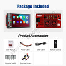 ESSGOO MP5 SWM9323 | 2 DIN, Wince system 7-inch HD IPS Touchscreen Car Stereo, Bluetooth 5.1, Wired CarPlay & Wired Android Auto, FM USB TF AUX-5