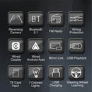 ESSGOO MP5 SWM9323 | 2 DIN, Wince system 7-inch HD IPS Touchscreen Car Stereo, Bluetooth 5.1, Wired CarPlay & Wired Android Auto, FM USB TF AUX-2