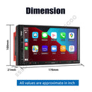 ESSGOO MP5 9333U | 2 DIN, Wince system 7-inch HD IPS Touchscreen Car Stereo, Bluetooth 5.1, Wired CarPlay & Wired Android Auto, FM USB TF AUX Type-C-3