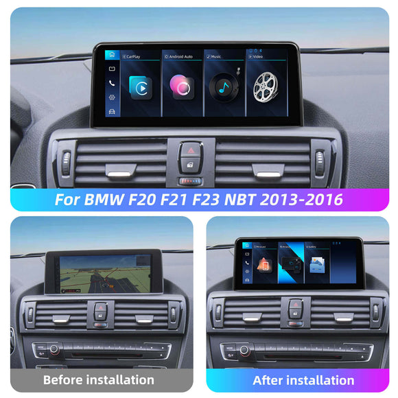 ESSGOO LZ0001 | Linux System 10.25-inch IPS Touchscreen - For BMW F20 NBT System 2013-2016, Bluetooth 5.2, Apple CarPlay & Android Auto