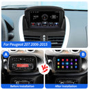 ESSGOO MP5 AR7001 | Android 15 7-inch IPS Touchscreen Car Stereo - For Peugeot 207 2006-2015, Bluetooth 4.1, CarPlay & Android Auto, FM-3