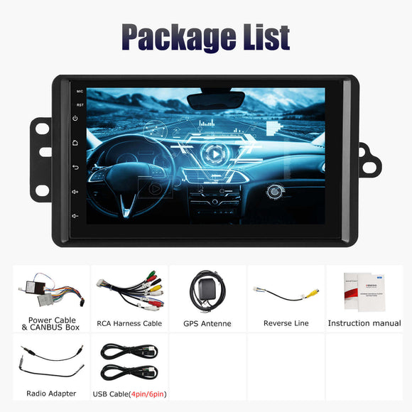 ESSGOO MP5 AR7001 | Android 15 7-inch IPS Touchscreen Car Stereo - for GMC/Chevrolet 2003-2006, Bluetooth 4.1, Apple CarPlay & Android Auto, FM