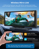 ESSGOO 1026SCP 10.26" IPS CarPlay Screen for Cars, Wireless Apple CarPlay & Android Auto, Bluetooth 5.3, FM, 64GB TF Card Support, AUX-3