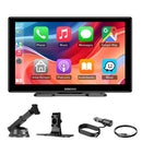 ESSGOO 9 Inch 991CP Wireless CarPlay & Android Auto Display, HD IPS Touchscreen with Mirror Link, Bluetooth Hands-Free Calling, Compatible with Various Vehicle Models-1