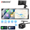 H16 Portable 10.26" IPS Touch Screen Wireless CarPlay & Android Auto, 2K Front & AHD Rear DVR Dash Cam, Bluetooth 5.2 WiFi 5G, Multi-Language Car Stereo Compatible With Most Vehicles-5