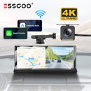 H16 Portable 10.26" IPS Touch Screen Wireless CarPlay & Android Auto, 2K Front & AHD Rear DVR Dash Cam, Bluetooth 5.2 WiFi 5G, Multi-Language Car Stereo Compatible With Most Vehicles-9