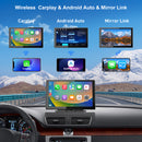 E52 9" Portable Wireless CarPlay & Android Auto, 4K 25fps Front Camera, Siri Assistant, FM, Applicable To Most Models-2