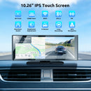 E64 10.26"Portable CarPlay & Android Auto, Dual cameras, FM, Applicable To Most Models-2
