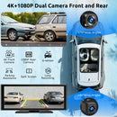 E64 10.26"Portable CarPlay & Android Auto, Dual cameras, FM, Applicable To Most Models-5