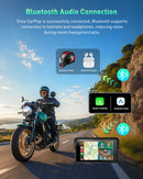 E10 5"Portable Wireless CarPlay & Android Auto, Siri Assistant, TF, Applicable To Most Models-5