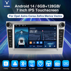 ESSGOO AZ0001 | 7 inch HD IPS Display - Applicable To Opel Car Stereo, MP5 Bluetooth 5.0 Wireless Apple CarPlay & Wireless Android Auto, FAN Cooling - 0