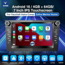 MP5 AZ0001 | Android 16 7-inch HD Touchscreen - For Vauxhall Astra Corsa Zafira Meriva Vectra-1