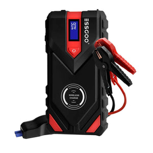 ESSGOO Car Emergency Jump Starter With Multi-function Portable Power Pack for Cars, Trucks, SUV - | TRANSFORM, STARTS HERE | Easy . Economic . Energetic