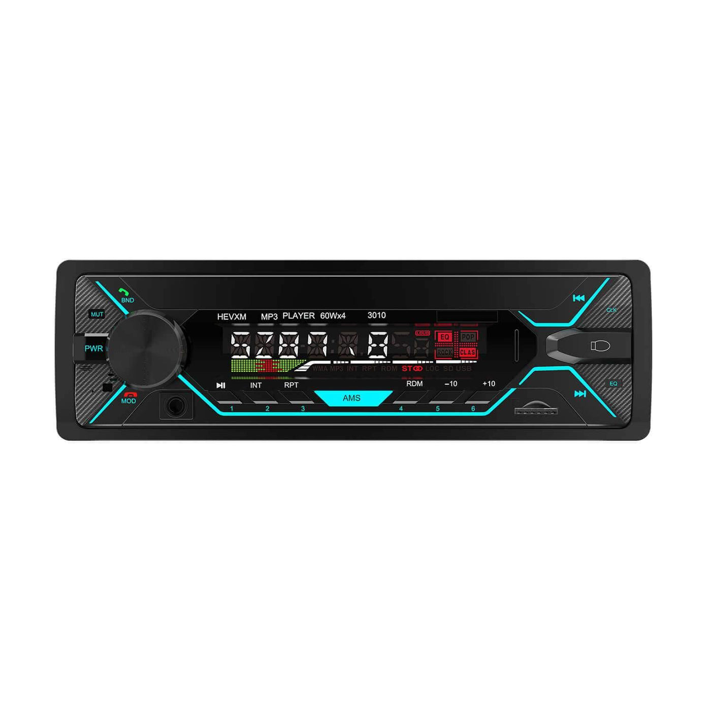ESSGOO TS0002  Radio stéréo de voiture simple DIN Audio Bluetooth