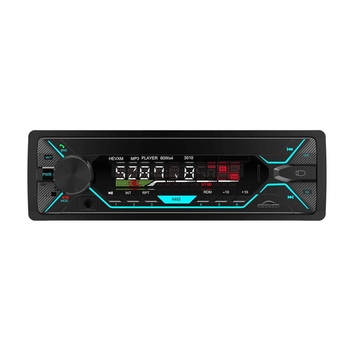 ESGOO TS0002 | Reproductor de MP3 de audio Bluetooth con radio estéreo para coche de un solo DIN en el tablero AUX