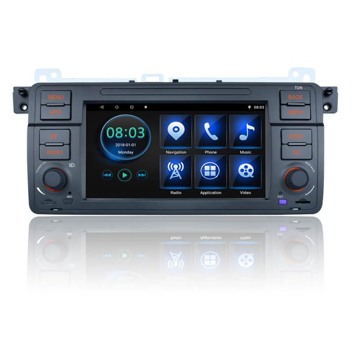 Bestes Autoradio für BMW 3er E46 M3 1998 - 2005 mit GPS Touchscreen Android
