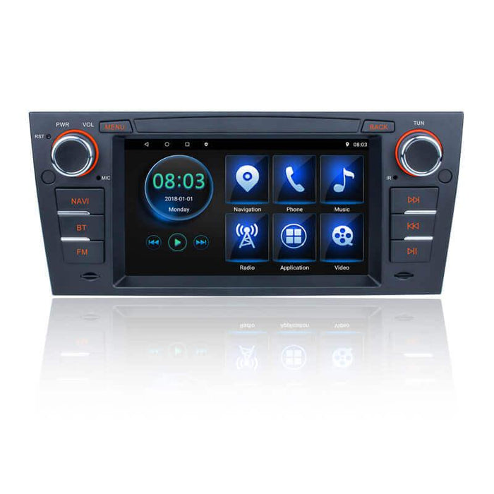 Reproductor de radio multimedia Android automático para BMW E90 - E93 3 series con navegación GPS Bluetooth