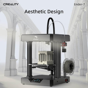 3D-Drucker Creality Ender 7 mit Hochgeschwindigkeitsdrucker 250 mm/s und Ultrabase Heizbett, Druckgröße 250x250x300mm, ABS/PLA/PETG anwendbar, 3D-Druck Filament 1,75mm - | TRANSFORM, STARTS HERE | Easy . Economic . Energetic