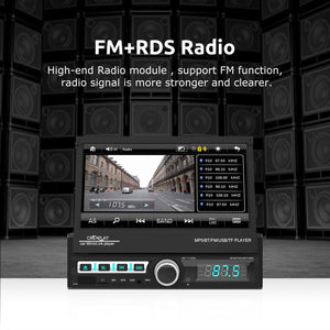 ESSGOO FS7001 | Single 1 Din Car Radio System Auto Stereo MP5 Player Sat Nav AUX USB Bluetooth Camera - | TRANSFORM, STARTS HERE | Easy . Economic . Energetic