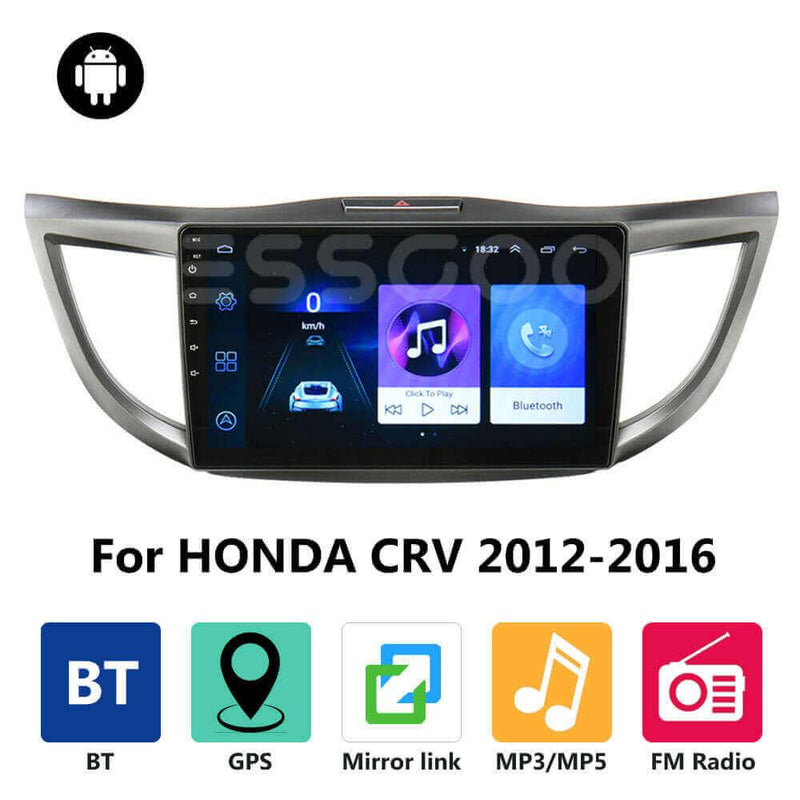 Android 10 Car Radio For Honda CRV 2012-2016 Stereo Unit Touch Screen ...