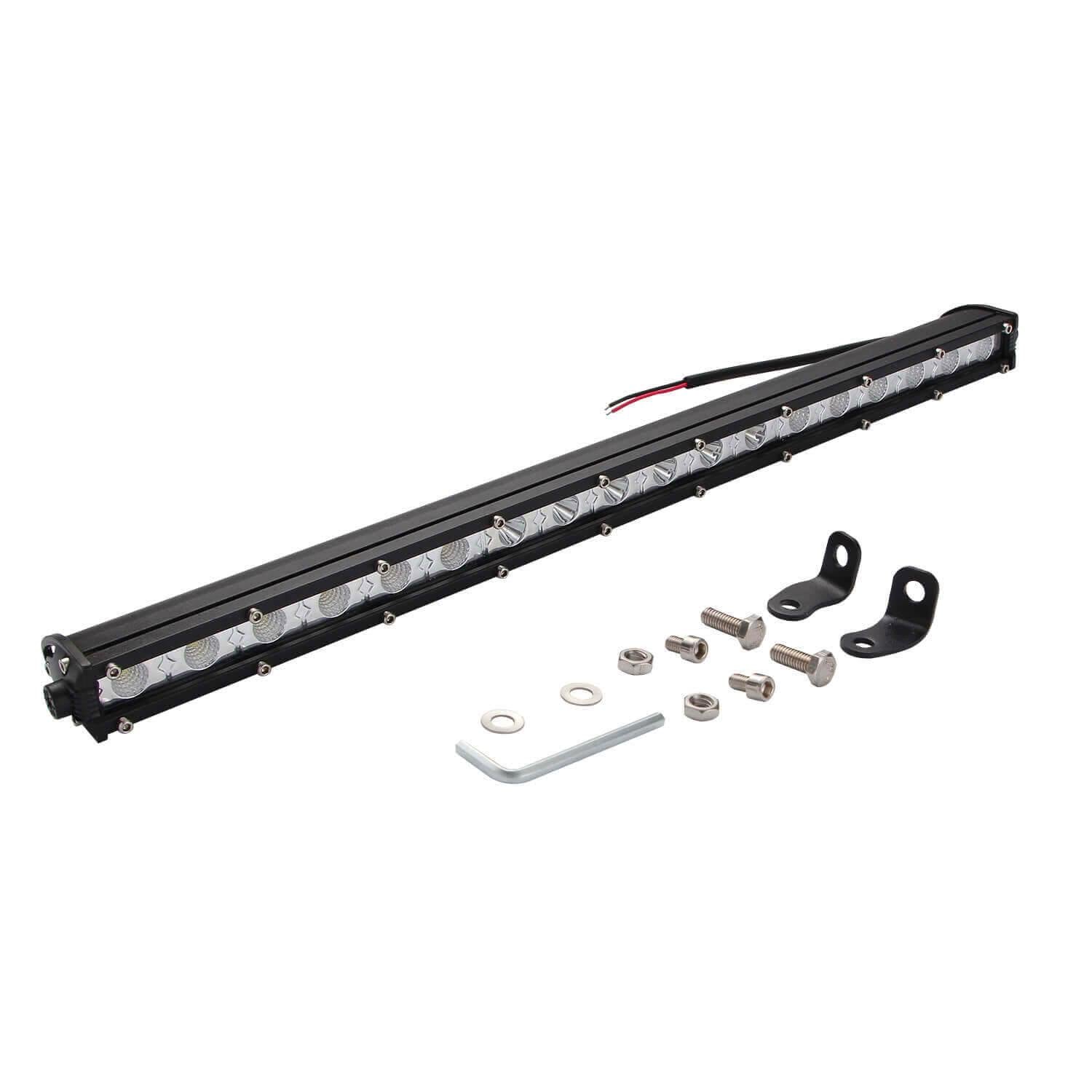 ESSGOO Work Light Bar Auto Off-Road Work Lamp Bar For Car Truck SUV ATV Pickup Roof Bumper - | TRANSFORM, STARTS HERE | Easy . Economic . Energetic