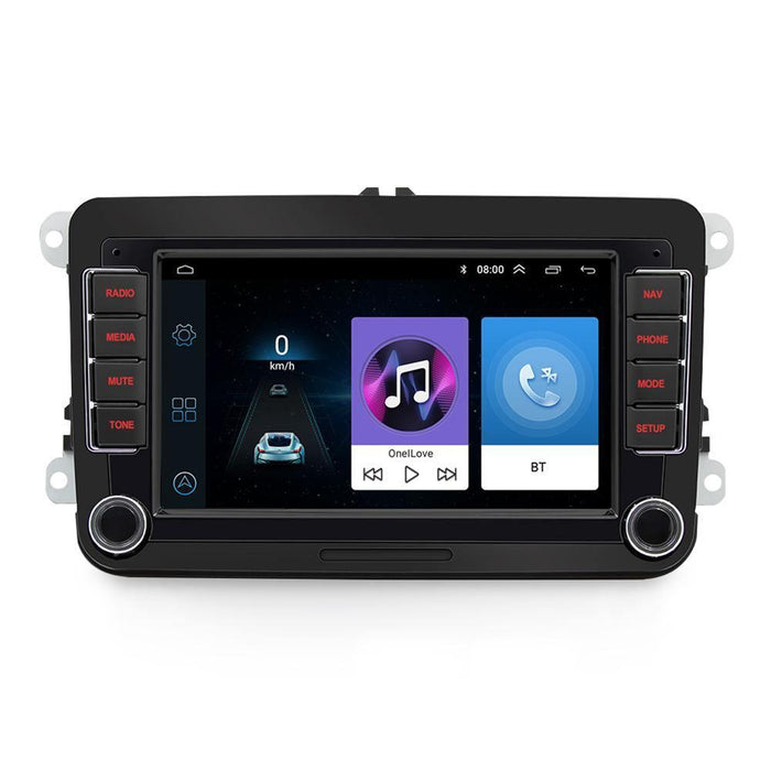 Autoteil Autoradio 7 Zoll Android 9.1 System | Universeller Doppel-Din-Bluetooth-Adapter mit Radio-GPS
